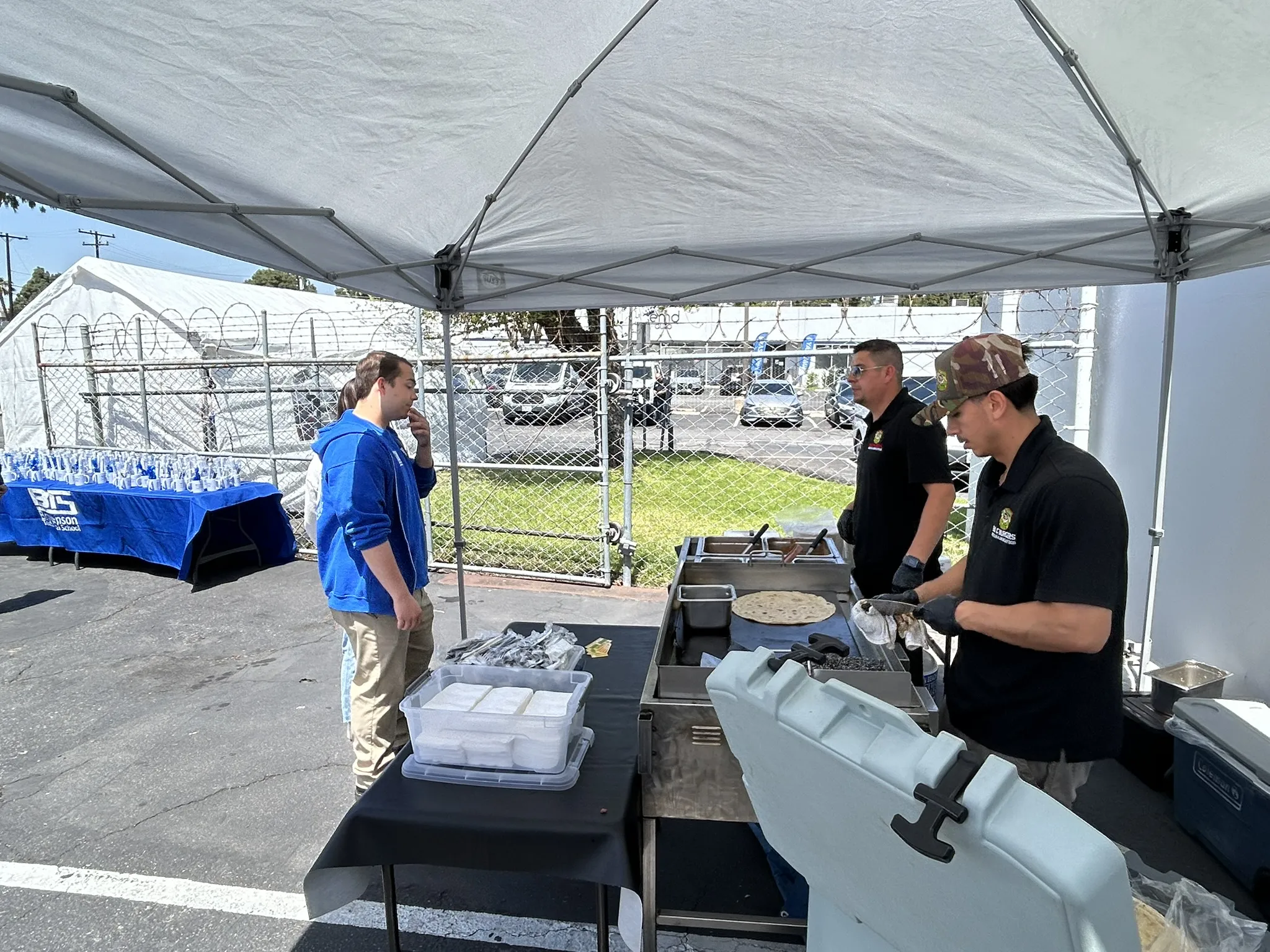 Job Fair guests at Brownson Technical School
